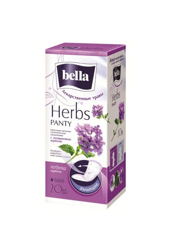 Прокладки ежедневные BELLA Panty Soft (упак 20шт) Herbs Вербена /30 ####