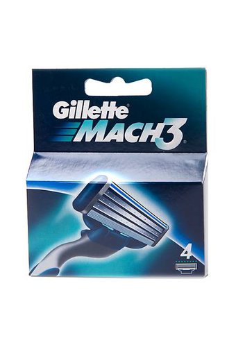 Кассеты GILLETTE MACH-3  (упак  4шт)   /10