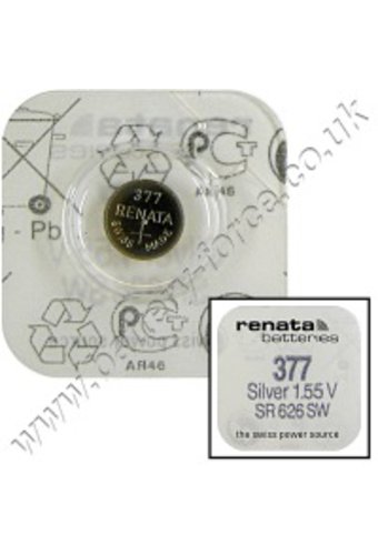 Батарейки для часов RENATA G 4  R377 SR626SW BP1