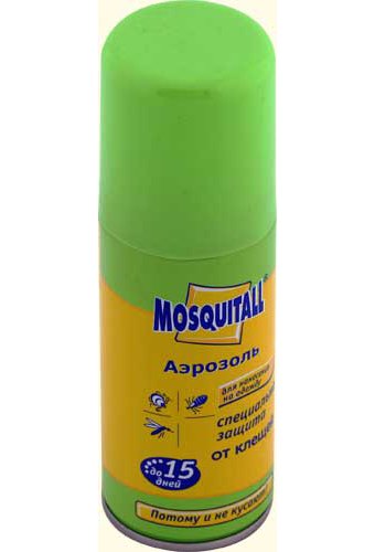 Аэрозоль MOSQUITALL СПЕЦИАЛЬНАЯ ЗАЩИТА от клещей (150мл)  /12