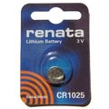 Батарейки литиевые                 CR 1025 RENATA  BP1
