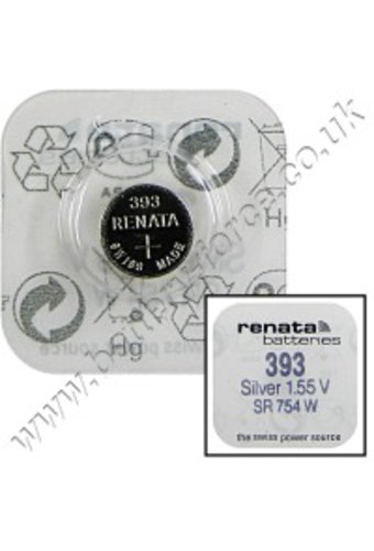 Батарейки для часов RENATA G 5  R393 SR754W BP1