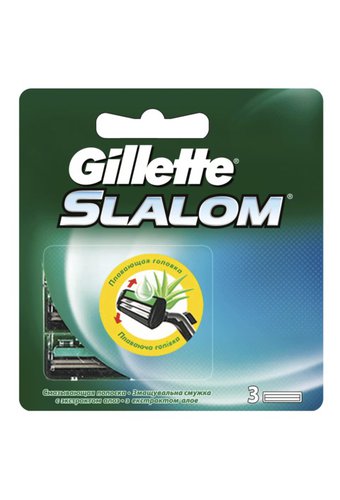 Кассеты GILLETTE SLALOM (упак  5шт)  /10