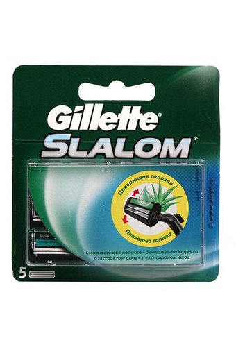 Кассеты GILLETTE SLALOM (упак  5шт)  /10