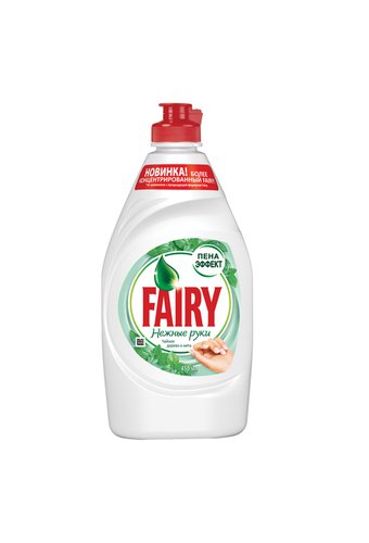 Средство для мытья посуды FAIRY (флак 450мл) Нежные руки Чайное дерево и мята /21