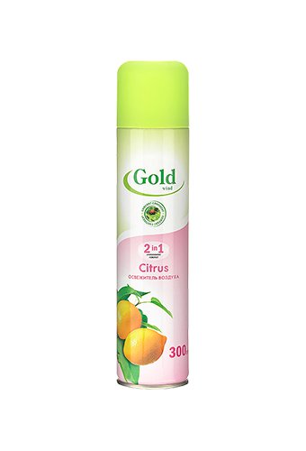 Освежитель воздуха GOLD WIND Citrus (аэроз 300мл)  /12