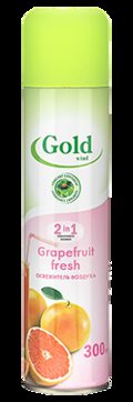 Освежитель воздуха GOLD WIND Grapefruit fresh (аэроз 300мл)  /12