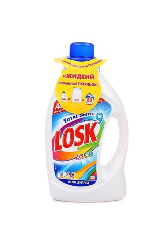 Средство для стирки LOSK Гель (флак 1300мл) COLOR 20 стирок /8