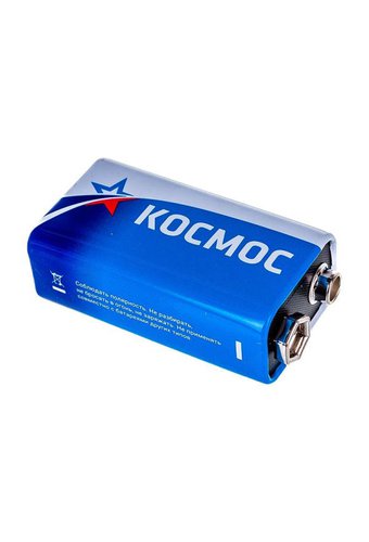 Батарейки солевые 6F22/9V КОСМОС  SW1  /10/400