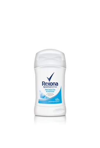 Дезодорант REXONA Твердый (стик 40мл) Свежесть хлопка /6/36