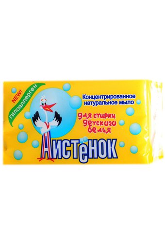 Мыло хозяйственное детское АИСТЕНОК 200г в упак  /48