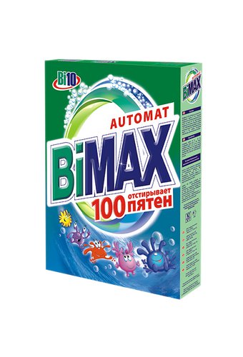 Стиральный порошок BiMAX Автомат (карт упак 400г) 100 пятен  /24