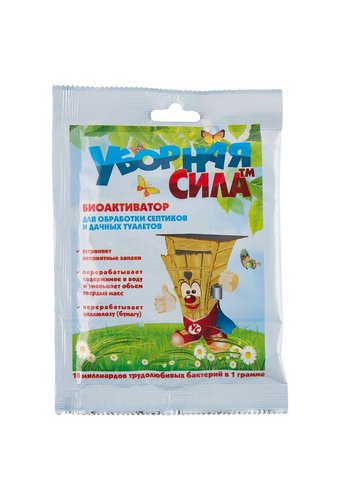 Средство по уходу за септиками УБОРНАЯ СИЛА (упак 75г)  /100