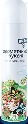 Освежитель воздуха ДО-РЕ-МИ Аква плюс (аэроз 350мл) АРОМАТНЫЙ БУКЕТ  /12