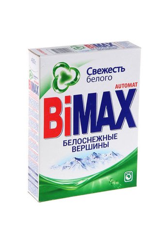 Стиральный порошок BiMAX Автомат (карт упак 400г) Белоснежные вершины  /24