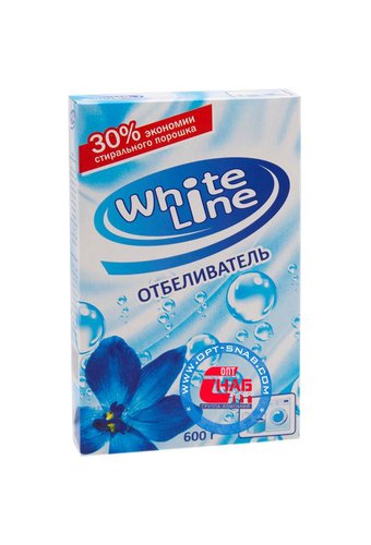 Отбеливатель кислородный WHITE LINE (карт упак 600г)  /24