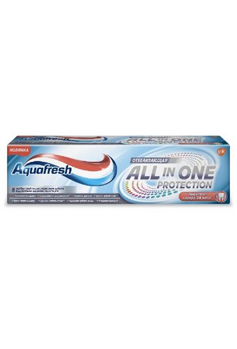 Зубная паста  AQUAFRESH All in one Protection (туба 75мл) Отбеливание  /12