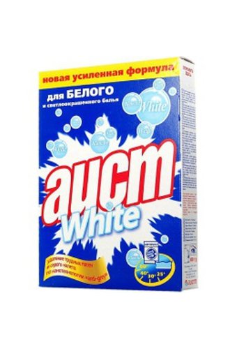 Стиральный порошок АИСТ Автомат WHITE (карт упак  400г) для белого  /30