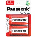 Батарейки солевые D/R20 PANASONIC Zinc Carbon BP2  /24