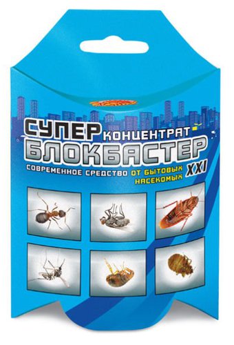 Средство инсектоакарицидное БЛОКБАСТЕР (флак  10мл) Супер концентрат (дельтаметрин 2,5%) /30