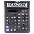 Калькулятор настольный большой 12 разрядов STAFF STF-777 210x165мм двойное питание /10/40