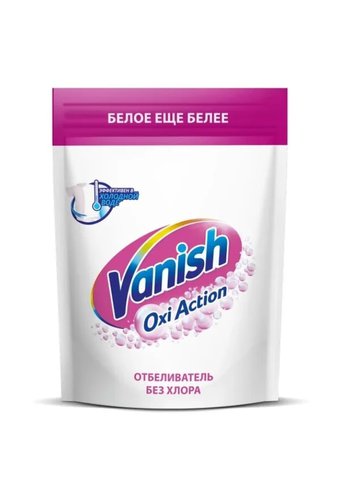 Пятновыводитель VANISH Oxi Action (упак 500г) для БЕЛОГО белья (без хлора)  /6