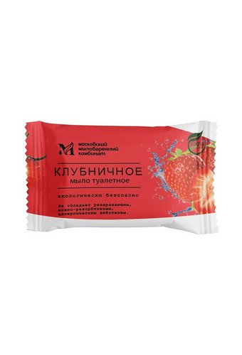 Мыло туалетное ординарное ММК 100г Клубничное  /80