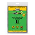 Антимоскитная сетка для дверей с ПВХ-профилями и крепежом 150х210см NADZOR черный /20