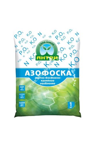 Удобрение минеральное АЗОФОСКА N16- P16- K16 АНТЕЙ (упак 900г)  /10