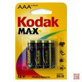 Батарейки алкалиновые AAA/LR03 KODAK MAX  BP4  /40