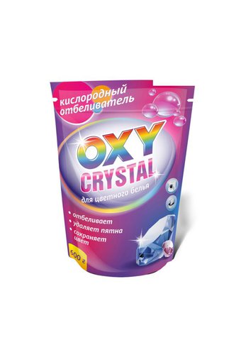Отбеливатель кислородный OXY CRYSTAL (упак 600г) для цветного белья  /16