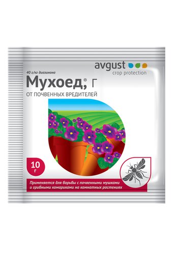 Инсектицид от почвообитающих вредителей МУХОЕД (упак 10г)  /200