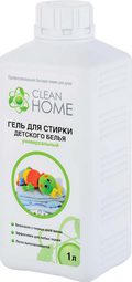 Средство для стирки  детского белья CLEAN HOME Гель (флак 1000мл) гипоаллергенное /10