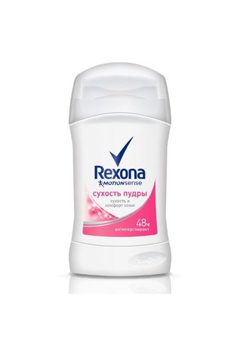 Дезодорант REXONA Твердый (стик 40мл) Сухость пудры /6/36