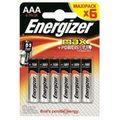 Батарейки алкалиновые AAA/LR03 ENERGIZER MAX BP6  /72